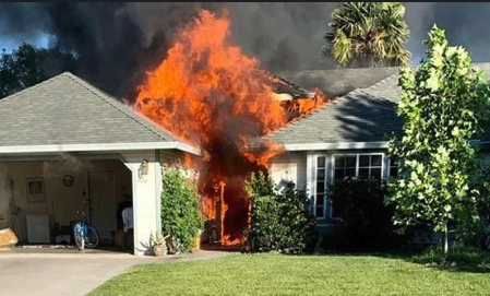 House on fire 